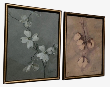 Southern Art Pair Of 1912 Signed Watercolor Paintings - Visual Arts, HD Png Download, Transparent PNG