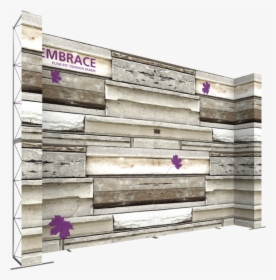 Embrace 10ft Quad Stacking Push Fit Tension Fabric - Back Wall Trade Shows, HD Png Download, Transparent PNG
