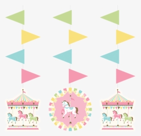 Carousel Hanging Cutouts Clipart , Png Download - Hanging Cutout For Decoration, Transparent Png, Transparent PNG