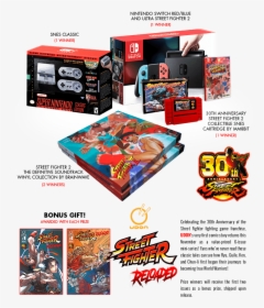 Enter Our Sf30 Giveaway For A Chance To Win Collectible - Street Fighter 30th Anniversary Nintendo Switch, HD Png Download, Transparent PNG