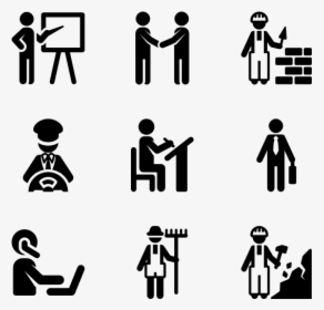 Professions Clipart Black And White, HD Png Download, Transparent PNG