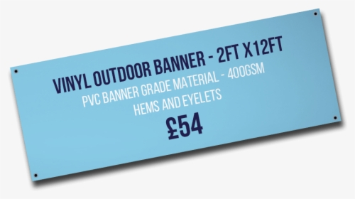 Outdoor Banner Printing Services - Electric Blue, HD Png Download, Transparent PNG