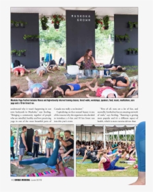 Muskoka Yoga Festival Includes Fitness And High-intensity - Leisure, HD Png Download, Transparent PNG