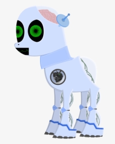 Robot Pony Vector By Esipode-d4w2yom - Cartoon, HD Png Download, Transparent PNG