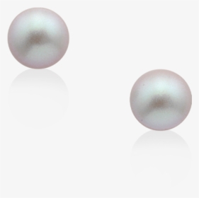 Iridescent Gray Button Pearl Stud Earrings - Pearl, HD Png Download, Transparent PNG
