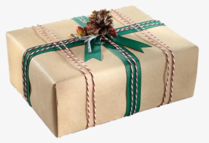 Jute Cord Wrap1 - Wrapping Paper Christmas Box, HD Png Download, Transparent PNG