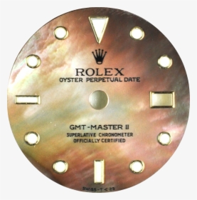 Rolex Face Png - Rolex Gmt Master Mother Of Pearl Dial, Transparent Png, Transparent PNG