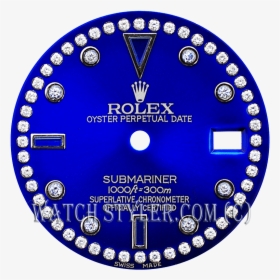 Rolex Submariner Dial Png, Transparent Png, Transparent PNG