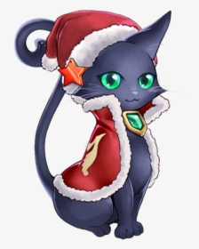 Cat And Christmas Png, Transparent Png, Transparent PNG