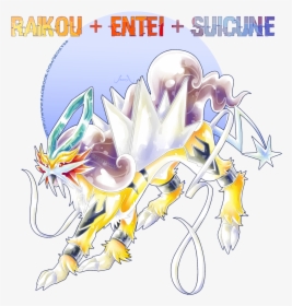 Suicune , Png Download - Raikou Entei Suicune Fusion, Transparent Png, Transparent PNG