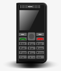 Cellphone Vector Image - Old Phone Phone Png, Transparent Png, Transparent PNG