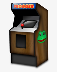 Emoji Round 2 Frogger - Video Game Arcade Cabinet, HD Png Download, Transparent PNG