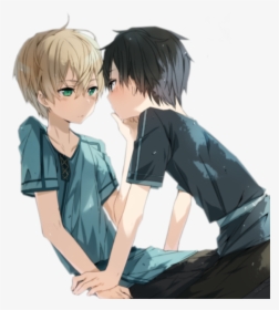 Chibi Yaoi Couple By Naikoh On Deviantart - Cute Anime Gay Couples, HD Png  Download , Transparent Png Image - PNGitem