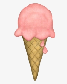 Cone Clipart Summer - Glaces Clipart, HD Png Download, Transparent PNG