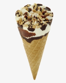 Butterscotch Ice Cream Cone, HD Png Download, Transparent PNG