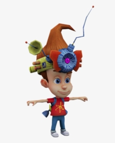 Jimmy Neutron With Device On Head, HD Png Download, Transparent PNG