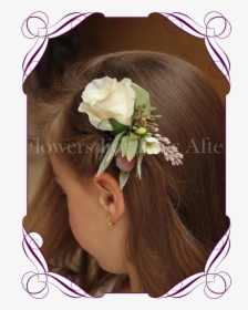 Silk Artificial Boho Rustic Wedding Hair Floral Comb - Boutonnière, HD Png Download, Transparent PNG