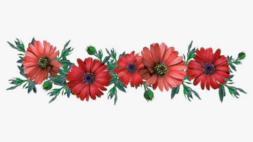 #red #flower #crown #flowercrown #redcrown #redflower - Pink Daisies Png, Transparent Png, Transparent PNG