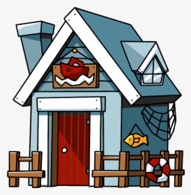 Transparent House Cartoon Png - Boat House Cartoon Png, Png Download, Transparent PNG