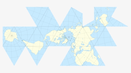 Fuller Projection - A1 Dymaxion Map, HD Png Download, Transparent PNG