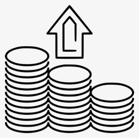 Give Coins Stacks Comments - Coin Stack Clipart Gray, HD Png Download, Transparent PNG