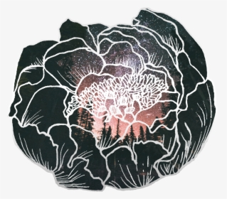 Peony Forest Sunset Sticker - Datura Inoxia, HD Png Download, Transparent PNG