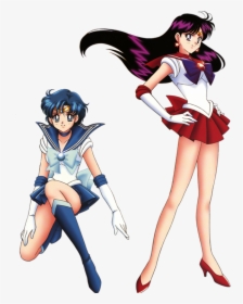 Sailor Mercury Y Sailor Mars, HD Png Download, Transparent PNG