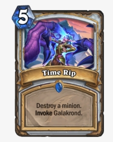 Time Rip Hearthstone, HD Png Download, Transparent PNG