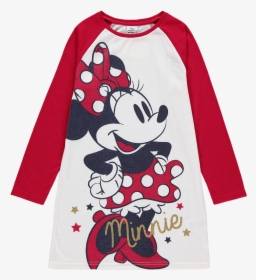 Minnie Mouse ~ Red/white Nightie   Class - Cartoon, HD Png Download, Transparent PNG