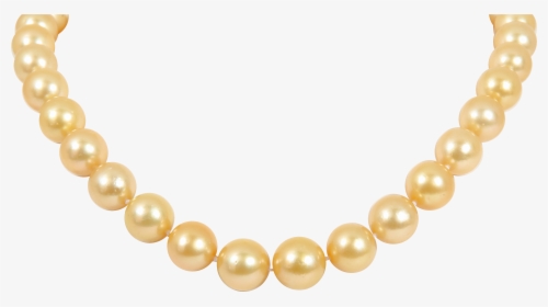 Gold South Sea Pearl Necklace - Necklace, HD Png Download, Transparent PNG