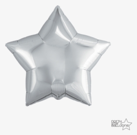 Picture Of Foil Balloon Silver Star 23cm - Silver Star Foil Balloon Png, Transparent Png, Transparent PNG