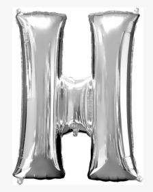 Silver Balloon Letter H, HD Png Download, Transparent PNG