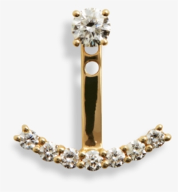 Anchor Gold - Body Jewelry, HD Png Download, Transparent PNG