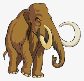 Mammoth Clipart Silhouette - Wooly Mammoth Clipart, HD Png Download, Transparent PNG