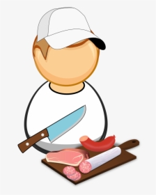 Sausage / Salami Maker - Butcher Clipart, HD Png Download, Transparent PNG