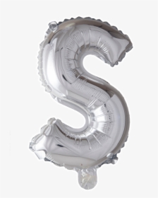 Foilballoon S , 16 - Balloon Letters Silver S, HD Png Download, Transparent PNG