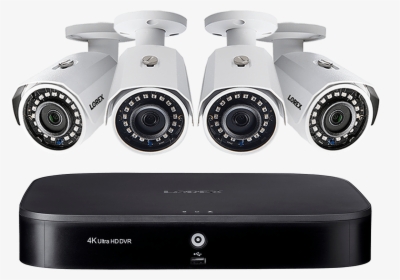 2k Super Hd 8-channel Security System With Four 2k - Closed-circuit Television, HD Png Download, Transparent PNG