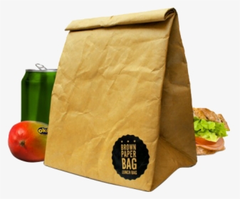 Packed Lunch Brown Bag, HD Png Download, Transparent PNG