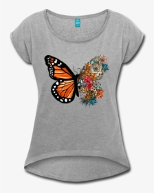 Monarch Butterfly Womens Shirt, HD Png Download, Transparent PNG