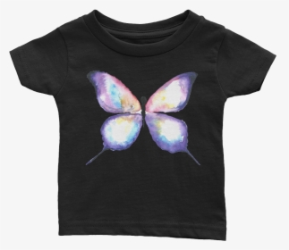 Lilac Watercolor Butterfly Infant Tee - Butterfly, HD Png Download, Transparent PNG