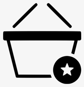 Basket Shop Buy Favorite Star, HD Png Download, Transparent PNG
