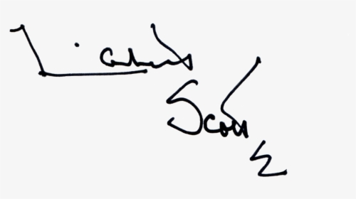 Autograph Of Lizabeth Scott With Transparent Background - Autograph Transparent, HD Png Download, Transparent PNG