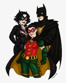 Batman And Catwoman Family, HD Png Download, Transparent PNG
