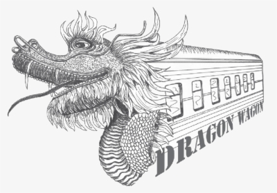 Dragon Wagon Logo - Illustration, HD Png Download, Transparent PNG
