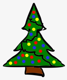 Fir,christmas Decoration,tree - Clipart Ugly Christmas Tree, HD Png Download, Transparent PNG