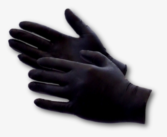 Medical Gloves Png - Black Latex Glove Png, Transparent Png, Transparent PNG