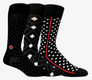 Black Dress Socks Gift Box - Sock, HD Png Download, Transparent PNG
