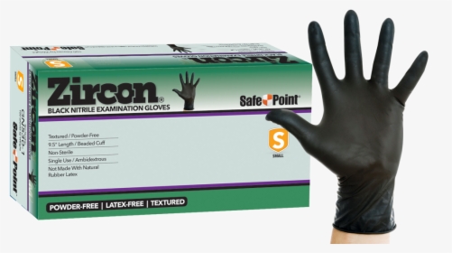 Safepoint Gn530 Zircon Disposable Nitrile Exam Gloves, - Latex, HD Png Download, Transparent PNG