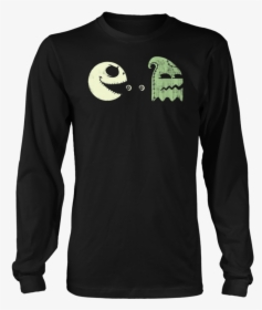 Pac Man Jack Skellington Oogie Boogie T-shirt - Funny Science Christmas T Shirts, HD Png Download, Transparent PNG