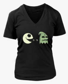 Pac Man Jack Skellington Oogie Boogie T-shirt - Pharmacist Tshirt Design, HD Png Download, Transparent PNG